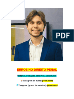 Material - Erros No Direito Penal (Prof. Davi Dunck)