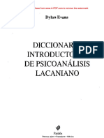 EVANS Dylan Diccionario Introductorio de Psicoanalisis Lacaniano OCR