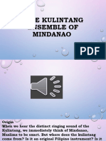 The Kulintang: Ensemble of Mindanao