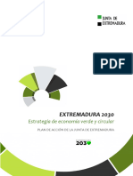 Actuacion - Plan de Accion de La Junta de Extremadura 2030