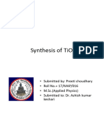 Synthesis of TiO2