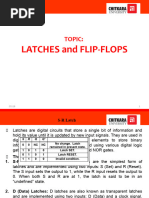 Latches and Flip-Flop