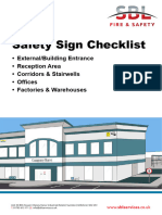 Safety Sign Checklist