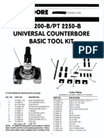 Counterbore Tool Instructions