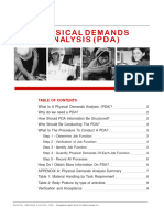 Physical Demands Analysis