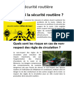 La Securite Routiere