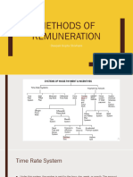 Methods of Remuneration