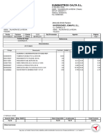 Suministros Calta S.L.: Factura