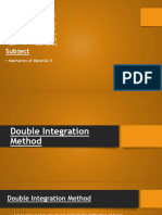 Double Integration Method