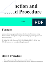 Function and Procedure