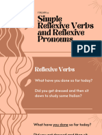 Italian Report On Reflexive Verbs