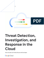 Threat Detection, Investigation, and Response in The Cloud