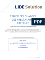 054 F Cahier Des Charges Des Prestataires Externes
