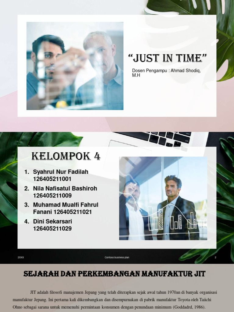Konsep Just In Time dalam Manufaktur | PDF