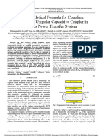 A New Analytical Formula For Coupling Capacitance of Unipolar Capacitive Coupler in Wireless Power Transfer System