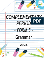 Form 5 Grammar