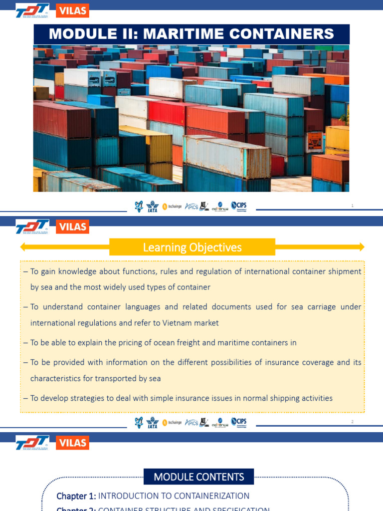 Maritime Containerization Overview | PDF | Containerization | Cargo