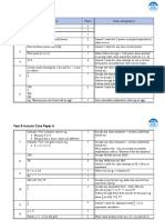 Year 8 Autumn Core Mark Scheme A