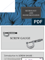 Metrology and Instrumentation