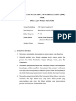 Rencana Pelaksanaan Pembelajaran (RPP) Pjok Oleh: Agus Waluyo S.PD.M.PD