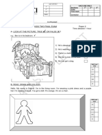 Ben Is in His Bedroom.: Aaci Use Only Sections 1 2 3 Total Final Mark Corrector