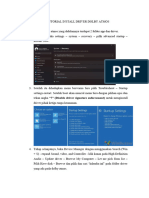 Tutorial Install Driver Dolby Atmos