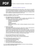 Planning A Didactic Sequence