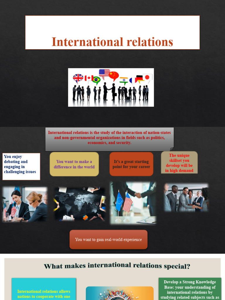 Understanding International Relations Skills | PDF | International ...