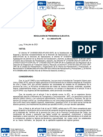 Reglamento Que Regula La Prestación Del Servicio Público de Transporte Especial