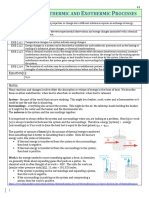 Ndothermic and Xothermic Rocesses: E U: L O: E K