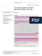 Ecology and Evolution - 2017 - Vidal García - Invasive Cane Toads Are Unique in Shape But Overlap in Ecological Niche