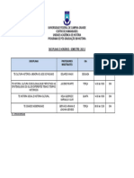 Disciplinas e Horarios - 2023.2