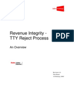 TTY Reject Process Overview