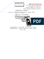 US Army - Operator's Manual for M9 9mm Pistol