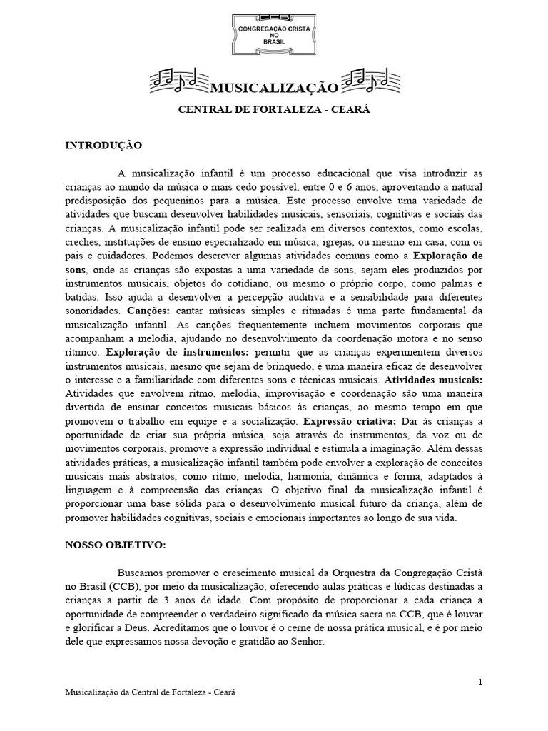 Modelo de musicaliza o central de fortaleza 2 3 download gr tis