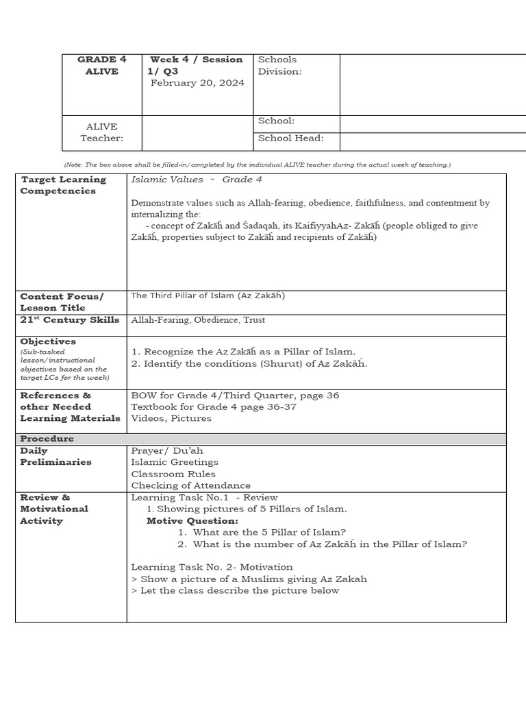 Grade 4 Alive | PDF | Abrahamic Religions | Religious Faiths