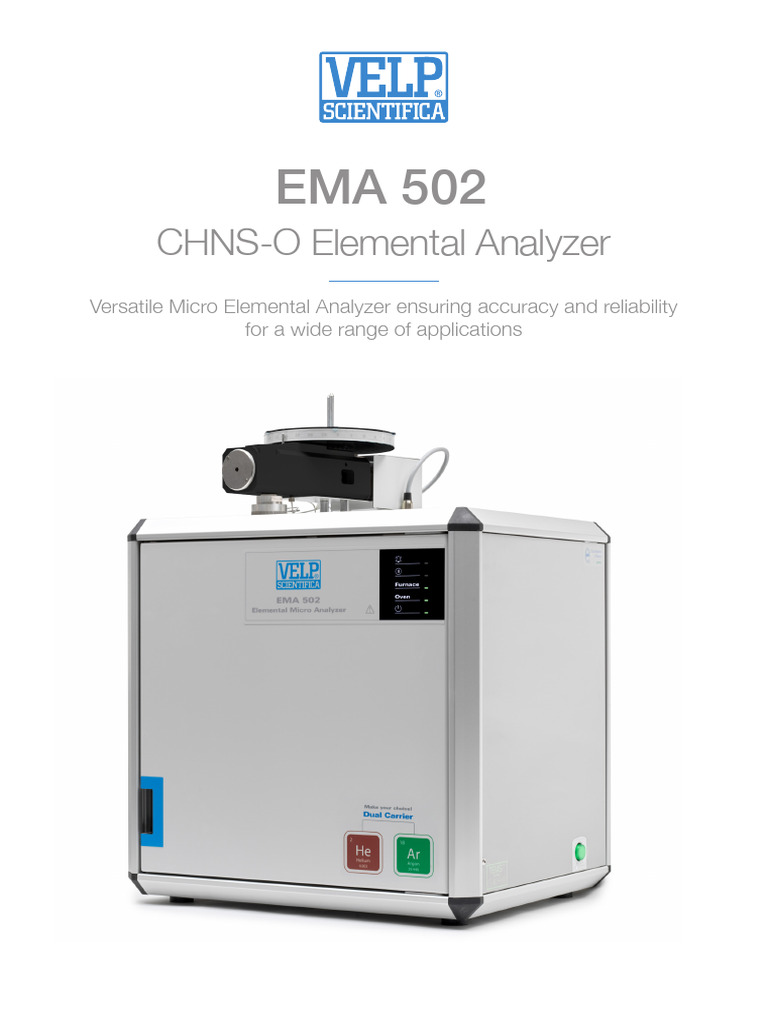 VELP EMA502 EN Rev03-288253 | PDF | Gas Chromatography | Pyrolysis
