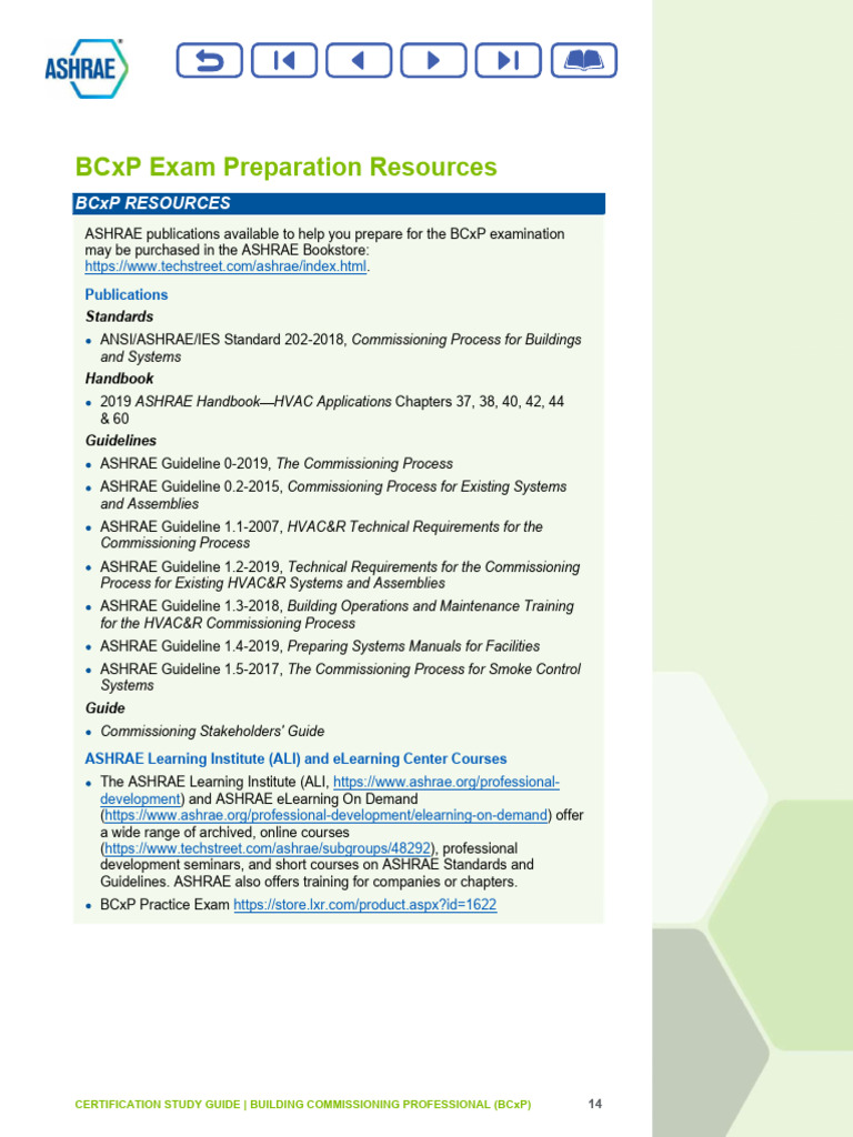 BCxP Certification Study Guide | PDF