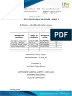 Fase 2 Definición e Identificación Del Problema - Leonardo Palma Forero