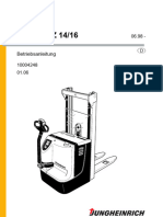 Jungheinrich EJC 16G-11 - Betriebsanleitung + Technische Daten