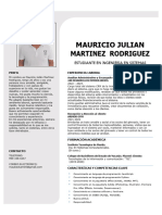 CV Mauricio Julian Martinez Rodriguez-Actualizado