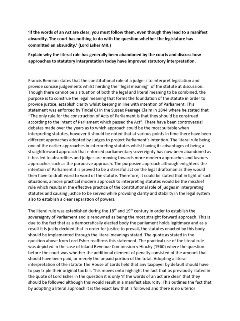 Statutory Interpretation Download Free PDF Statutory Interpretation