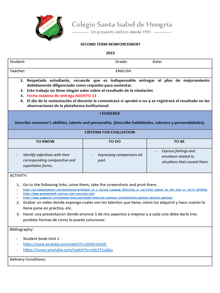 Another Term Reinforcement