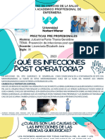 Prevención de Infecciones Post Operatoria