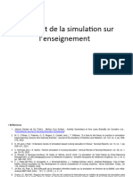 L'impact de La Simulation