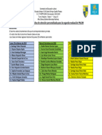 Horarios y Fechas de Atención Personalizada para La Segunda Evaluacion de Su Hij