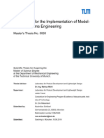 A Guideline For The Implementation of Model-Based Systems Engineering