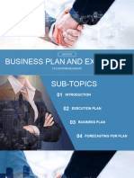 Business Plan and Execution