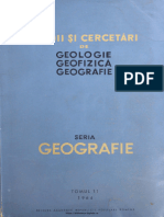 011 Studii Si Cercetari Geologie Geofizica Geografie XI 1964