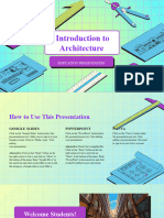 Isometric Introduction To Architecture Presentation